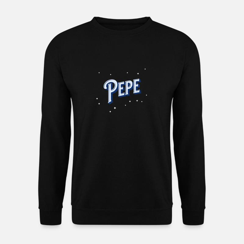 Pepe name personalized - Unisex Sweatshirt - black