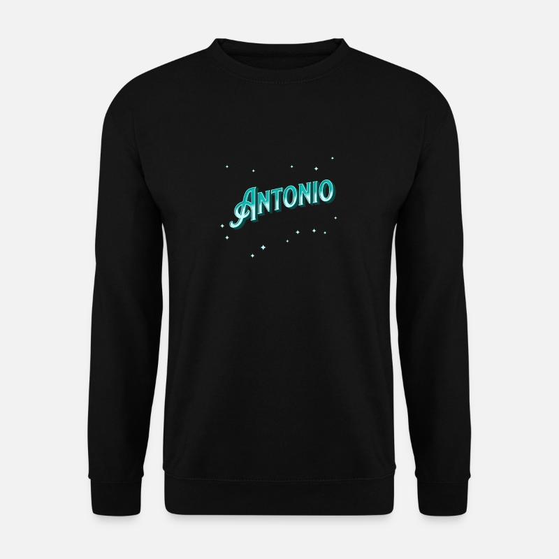 Antonio name personalized - Unisex Sweatshirt - black