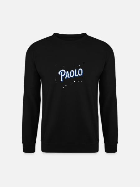 Paolo Name Personalized - Unisex Sweatshirt - black