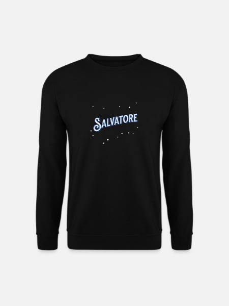 Salvatore names personalized - Unisex Sweatshirt - black