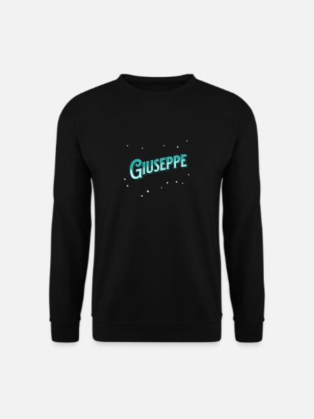 Giuseppe name personalized - Unisex Sweatshirt - black