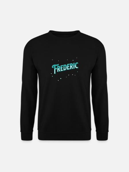 Frederic names personalized - Unisex Sweatshirt - black