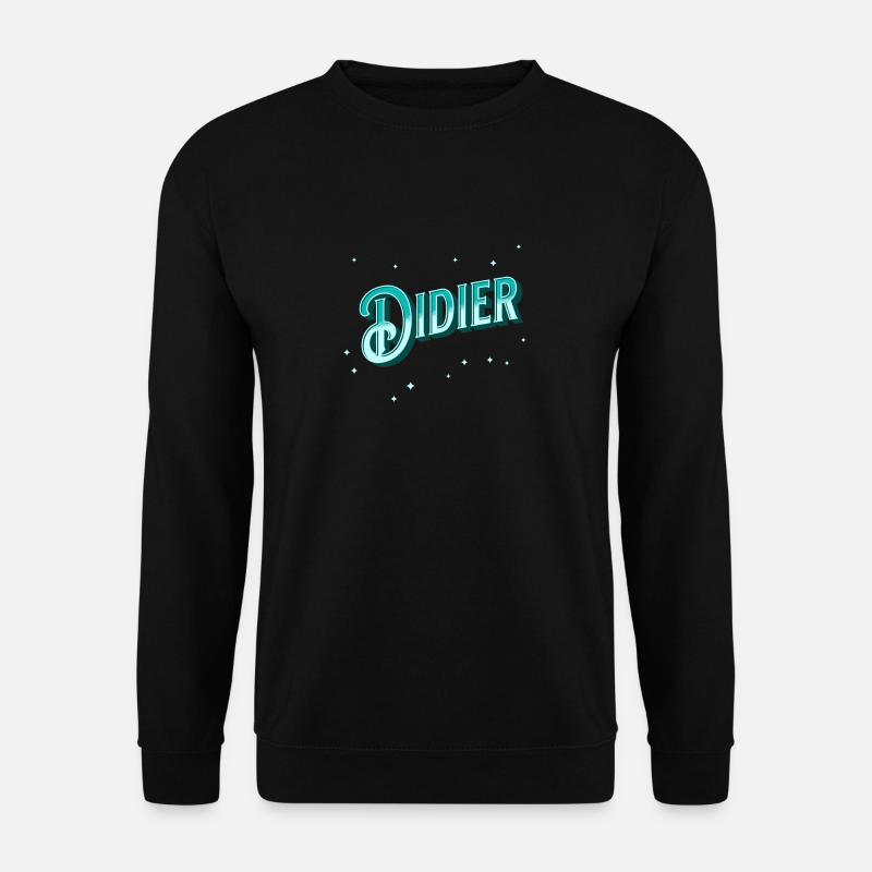 Didier name personalized - Unisex Sweatshirt - black