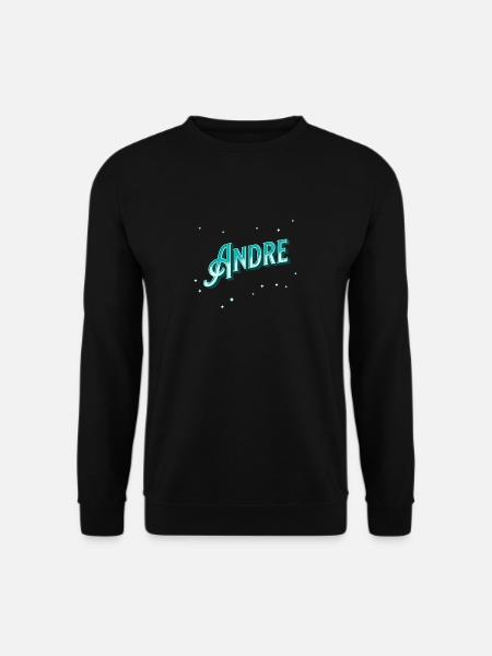 Andre names personalized - Unisex Sweatshirt - black