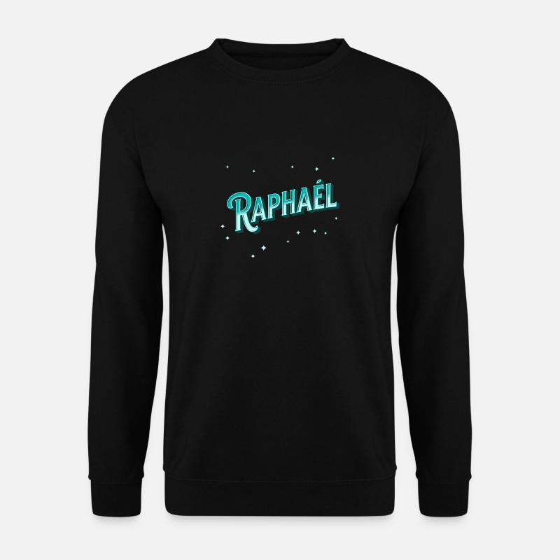 Raphael Namen personalisiert - Unisex Pullover - Schwarz