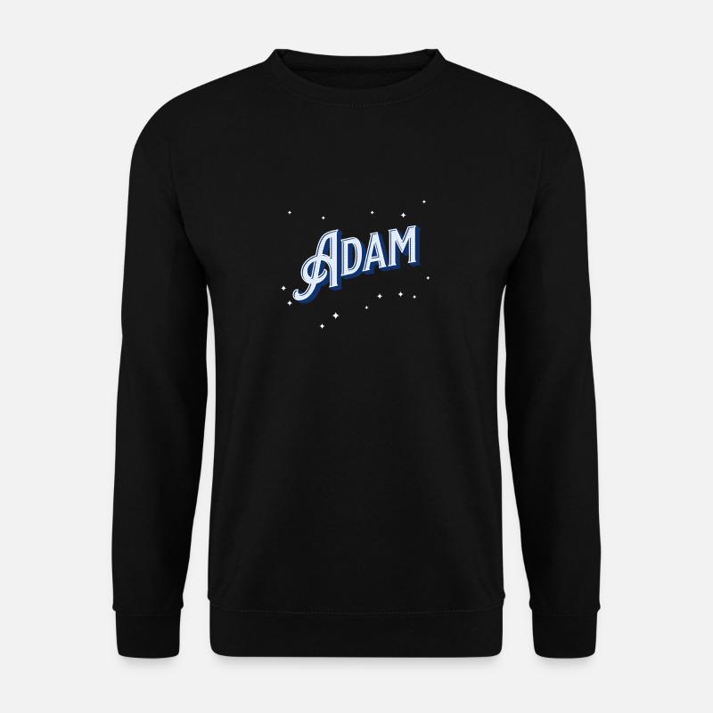 Adam name personalized - Unisex Sweatshirt - black