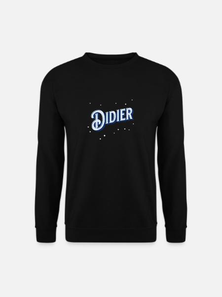 Didier Namen personalisiert - Unisex Pullover - Schwarz