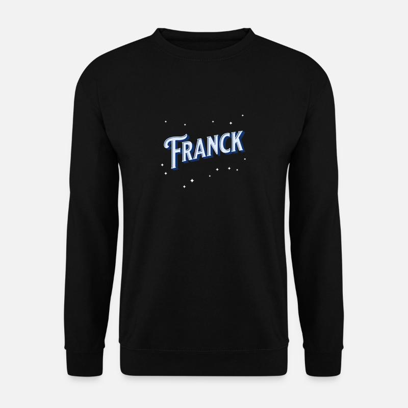 Franck name personalized - Unisex Sweatshirt - black