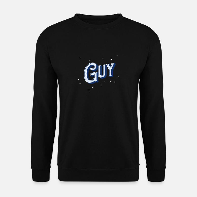 Guy names personalized - Unisex Sweatshirt - black