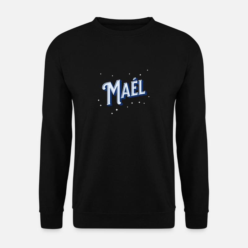 Mael names personalized - Unisex Sweatshirt - black