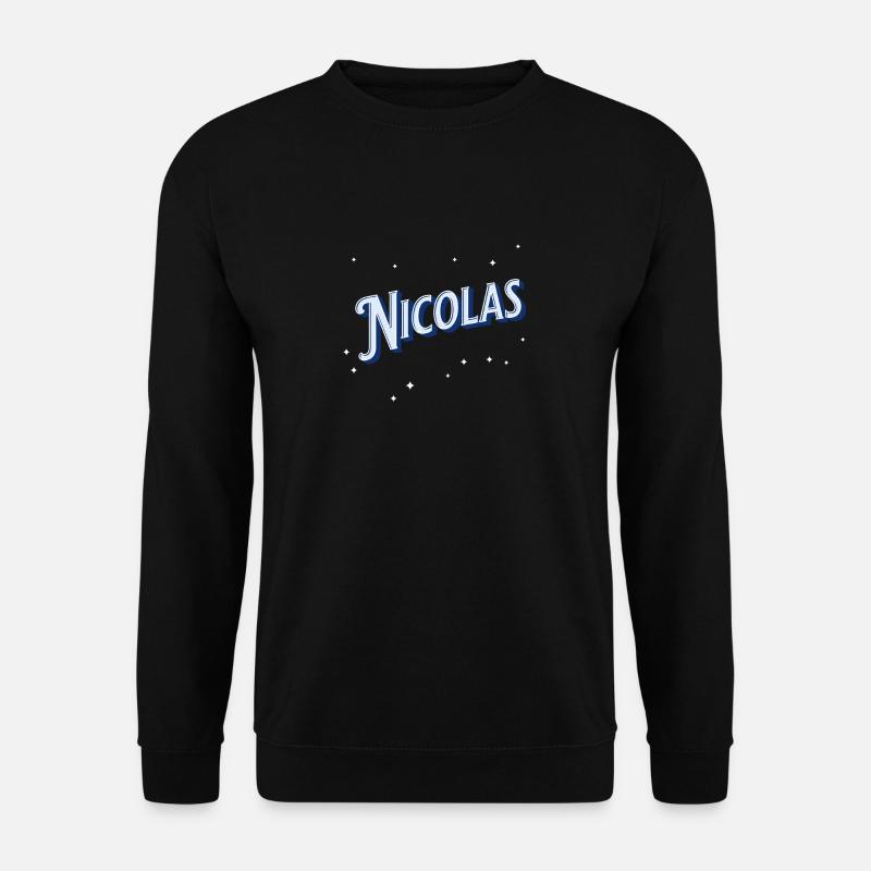 Nicola's name personalized - Unisex Sweatshirt - black