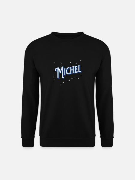 Michel name personalized - Unisex Sweatshirt - black