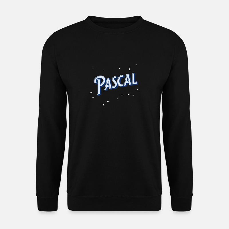 Pascal name personalized - Unisex Sweatshirt - black