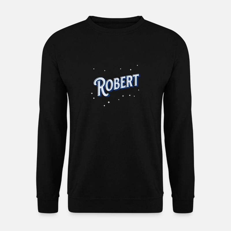 Robert name personalized - Unisex Sweatshirt - black