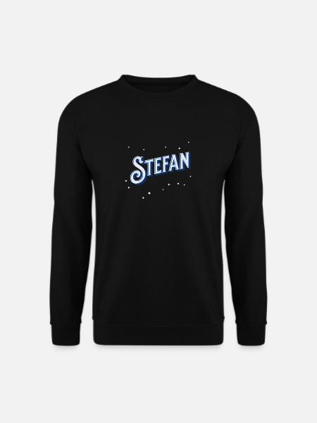 Stefan's name personalized - Unisex Sweatshirt - black
