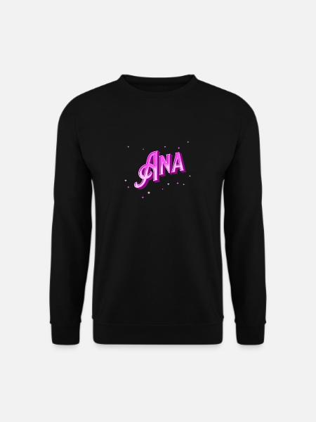 Ana name personalized - Unisex Sweatshirt - black
