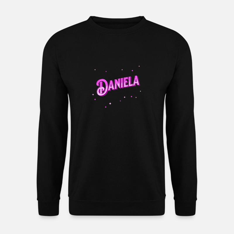 Daniela Namen personalisiert - Unisex Pullover - Schwarz