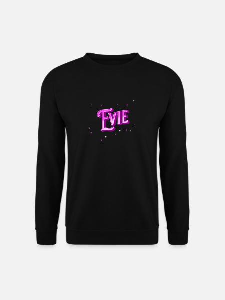 Evie names personalized - Unisex Sweatshirt - black