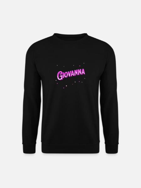 Giovanna name personalized - Unisex Sweatshirt - black