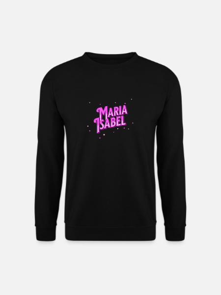 Maria Isabel name personalized - Unisex Sweatshirt - black