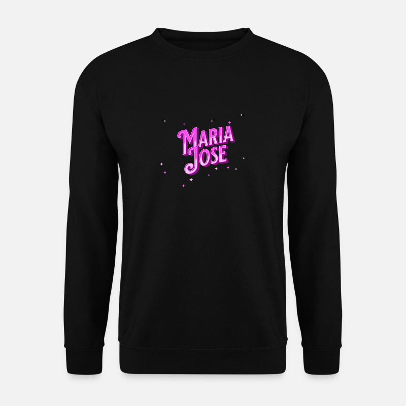Maria Jose name personalized - Unisex Sweatshirt - black