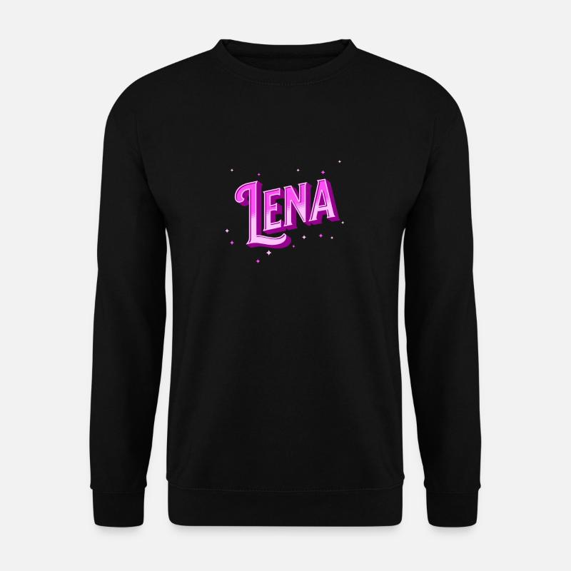 Lena Namen personalisiert - Unisex Pullover - Schwarz