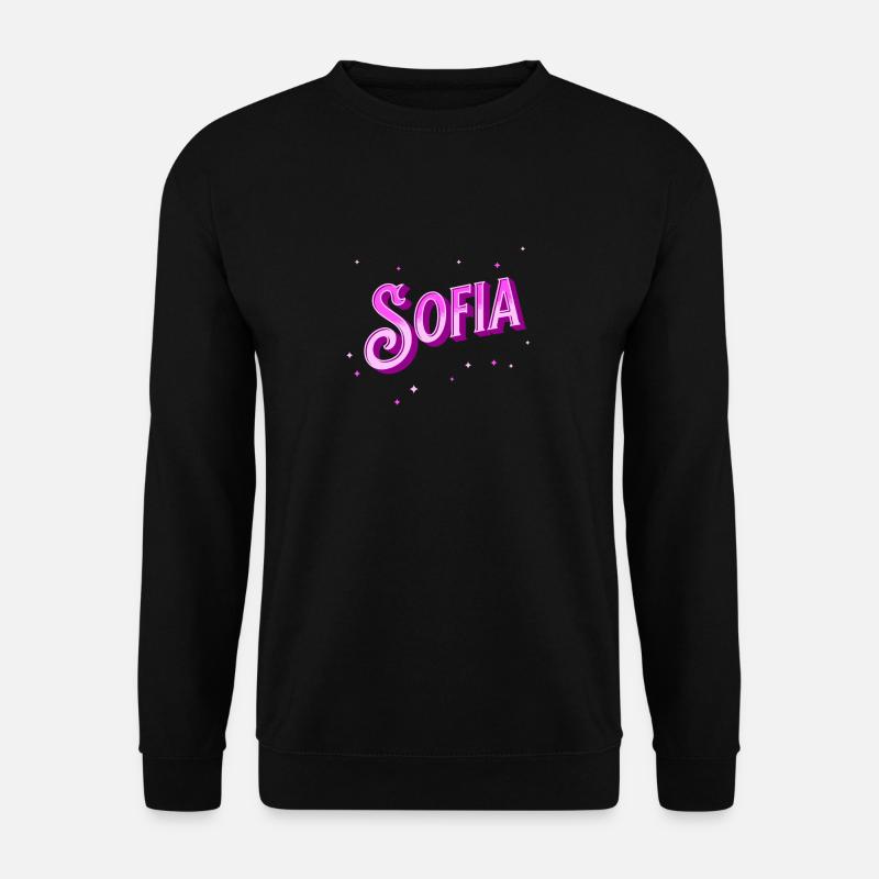Sofia name personalized - Unisex Sweatshirt - black