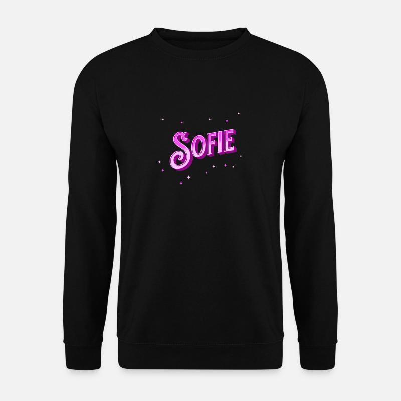 Sofie name personalized - Unisex Sweatshirt - black
