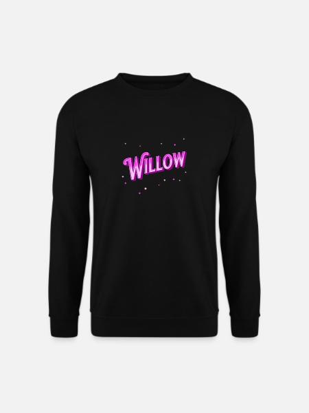 Willow name personalized - Unisex Sweatshirt - black