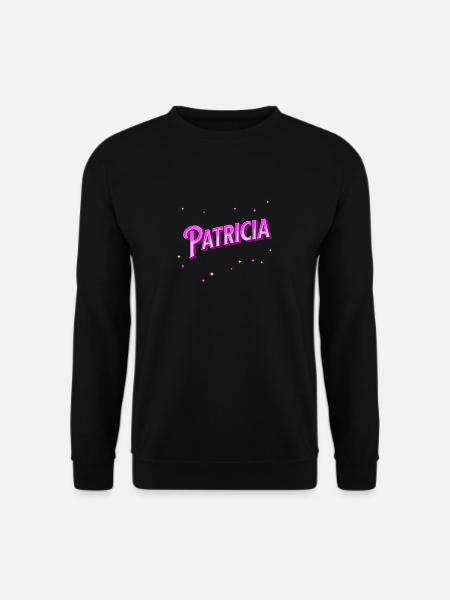 Patricia's name personalized - Unisex Sweatshirt - black
