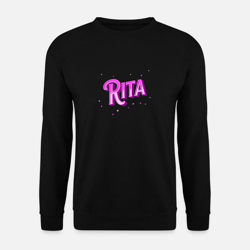 Rita's name personalized - Unisex Sweatshirt - black
