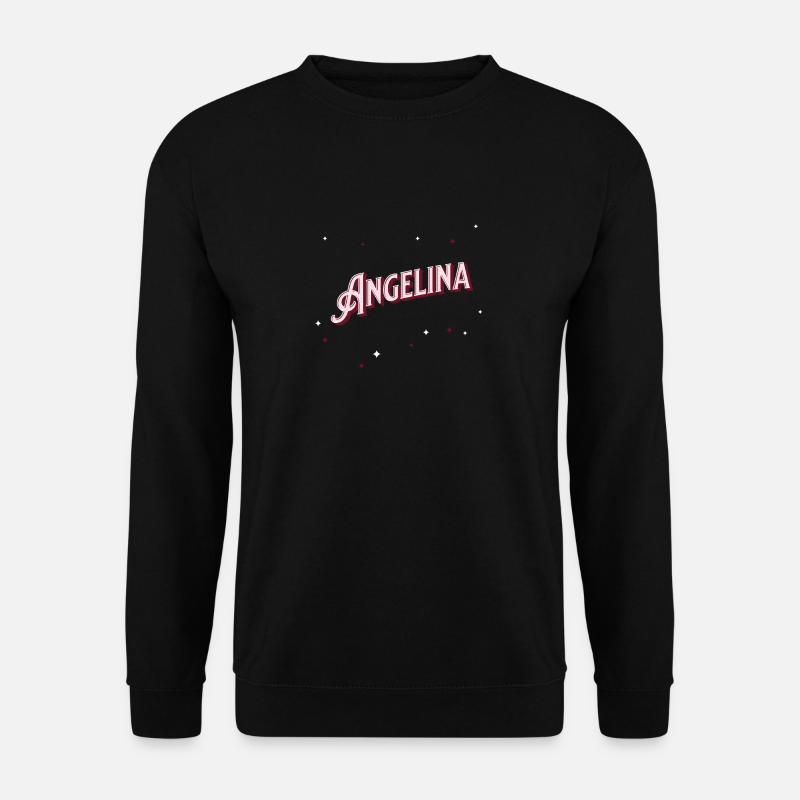 Angelina name personalized - Unisex Sweatshirt - black