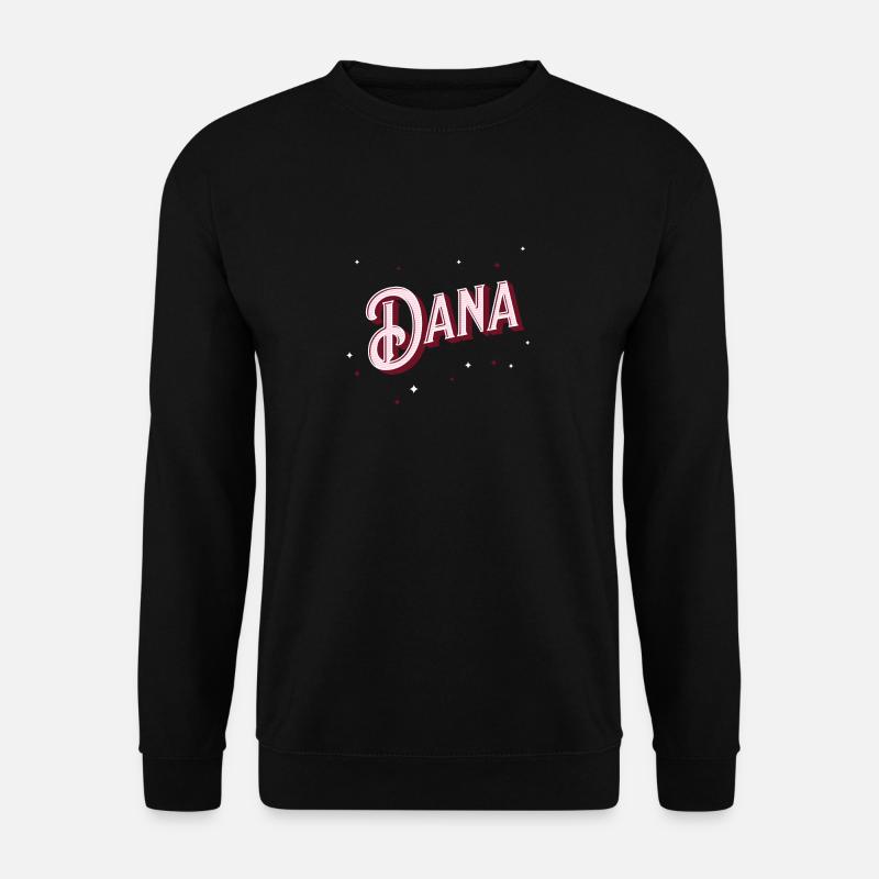 Dana Namen personalisiert - Unisex Pullover - Schwarz