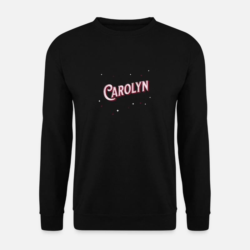 Carolyn name personalized - Unisex Sweatshirt - black