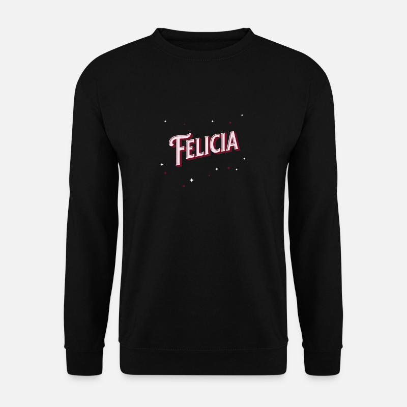 Felicia Namen personalisiert - Unisex Pullover - Schwarz