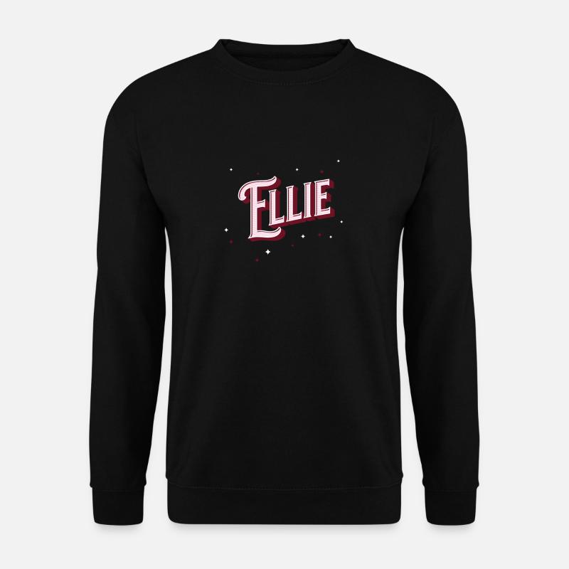 Ellie Namen personalisiert - Unisex Pullover - Schwarz