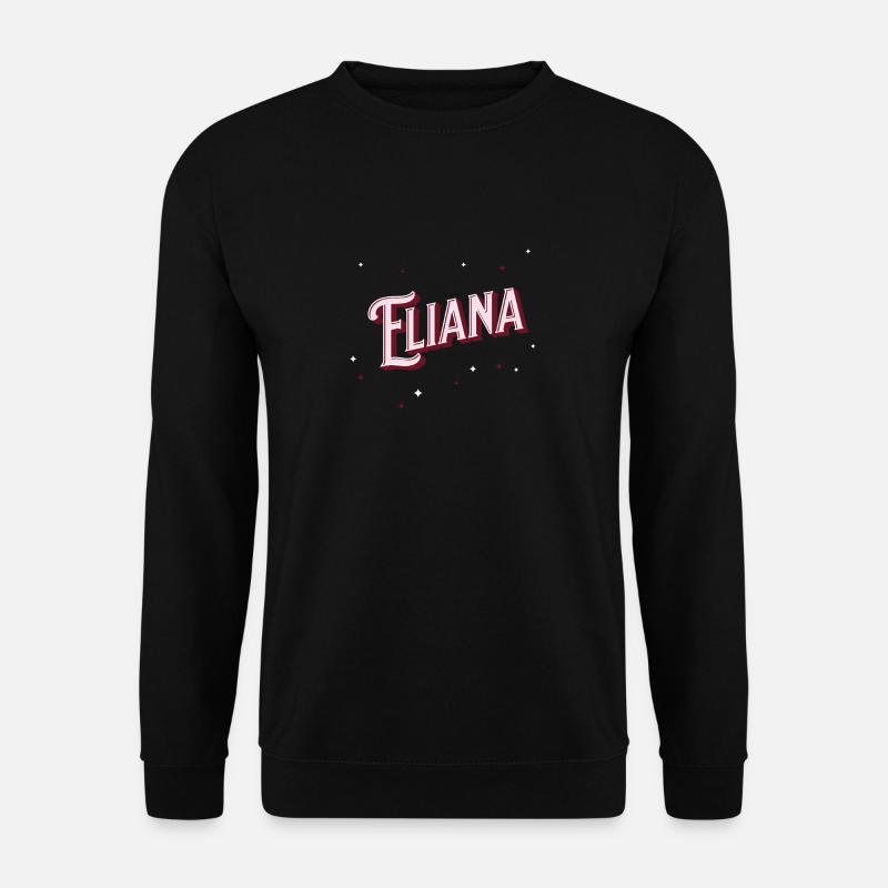 Eliana name personalized - Unisex Sweatshirt - black