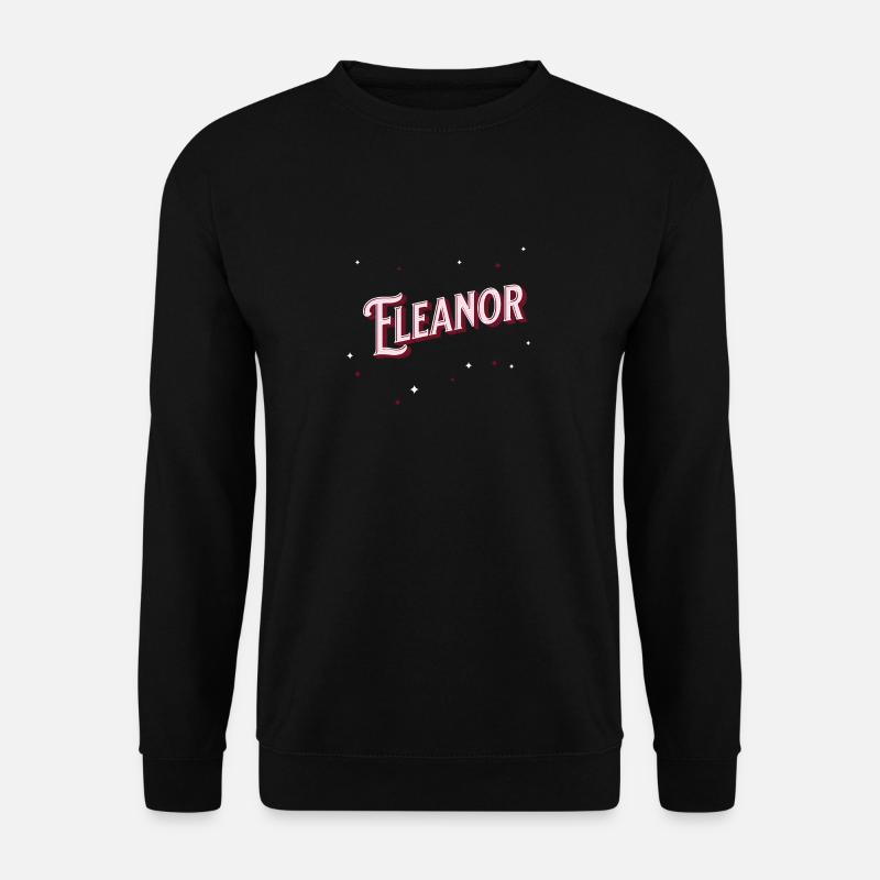 Eleanor name personalized - Unisex Sweatshirt - black