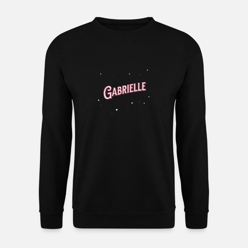 Gabrielle name personalized - Unisex Sweatshirt - black