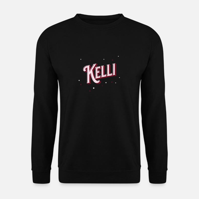 Personalized Kelli name - Unisex Sweatshirt - black