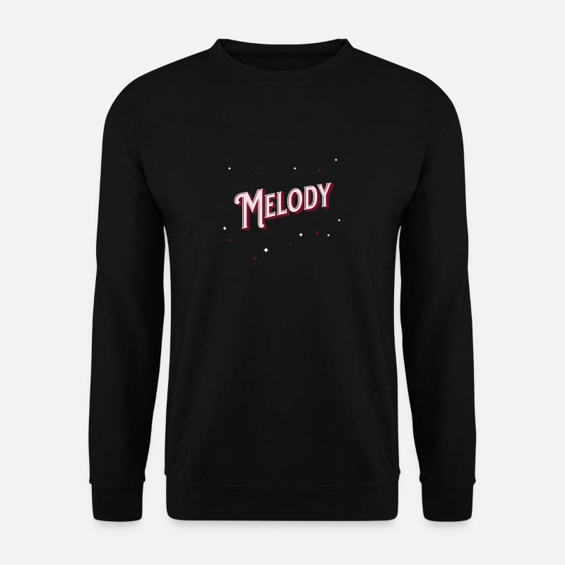 Melody name personalized - Unisex Sweatshirt - black