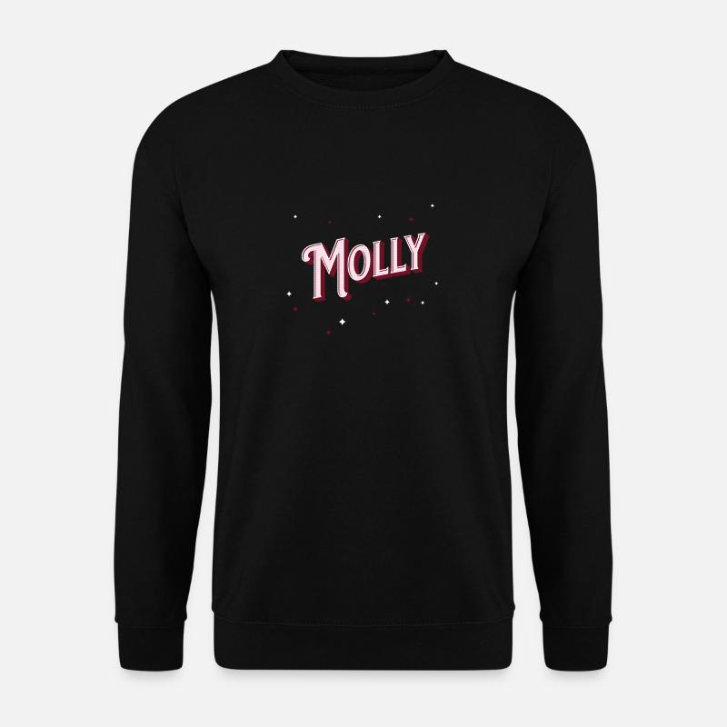 Molly name personalized - Unisex Sweatshirt - black