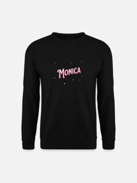 Monica name personalized - Unisex Sweatshirt - black