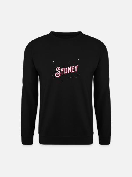 Sydney Namen personalisiert - Unisex Pullover - Schwarz