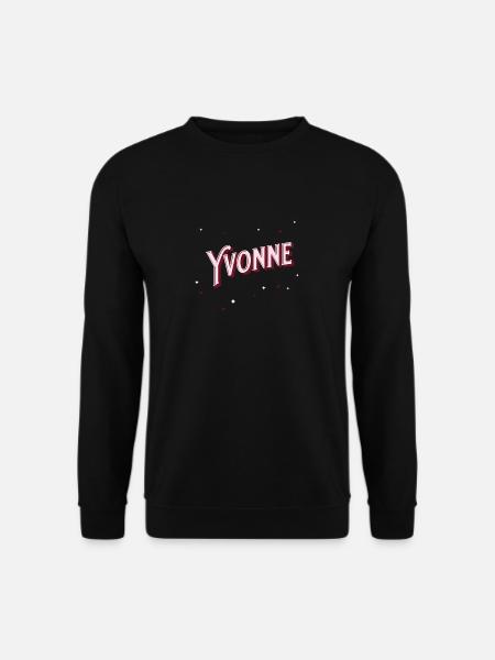 Yvonne Namen personalisiert - Unisex Pullover - Schwarz