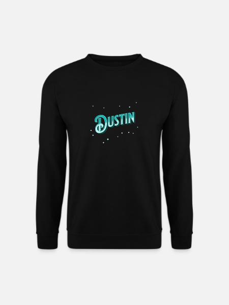 Dustin name personalized - Unisex Sweatshirt - black