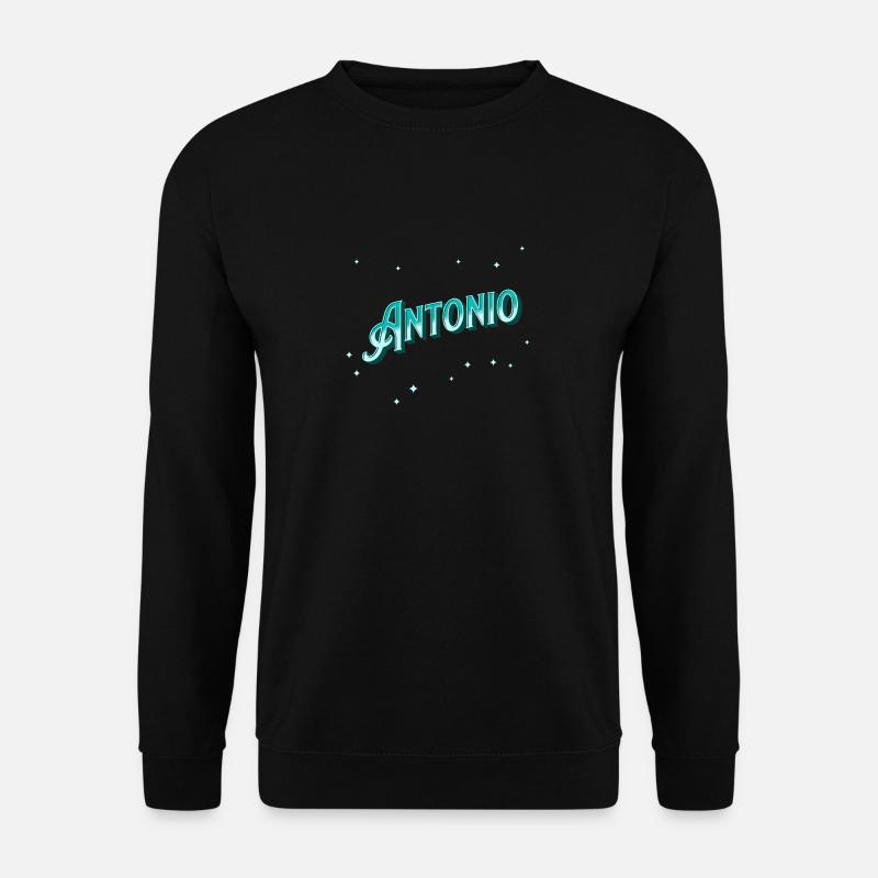 Antonio's name personalized - Unisex Sweatshirt - black