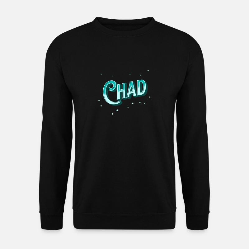 Chad name personalized - Unisex Sweatshirt - black
