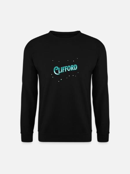 Clifford name personalized - Unisex Sweatshirt - black