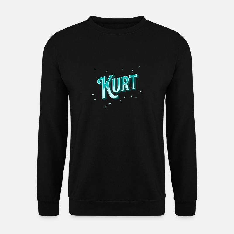 Kurt name personalized - Unisex Sweatshirt - black